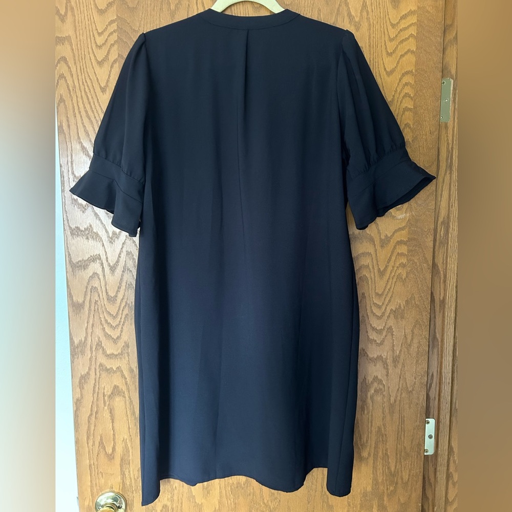 Amazon Elegant Black Ruffle Sleeve Dress - Picture 2 of 6